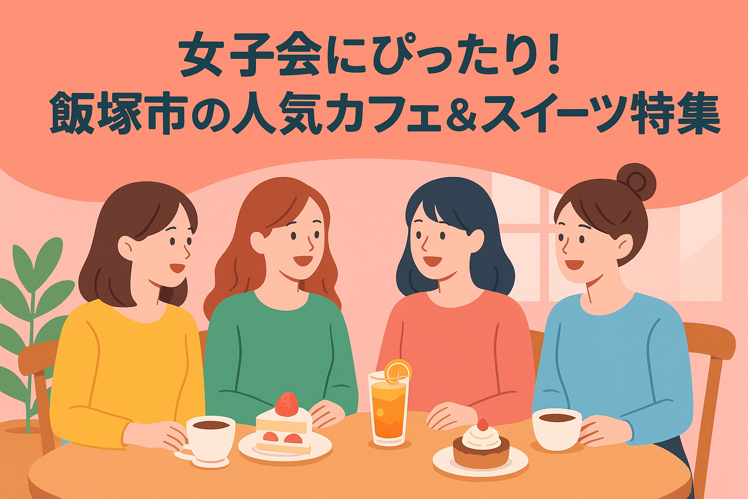 女子会にぴったり！飯塚市の人気カフェ＆スイーツ特集