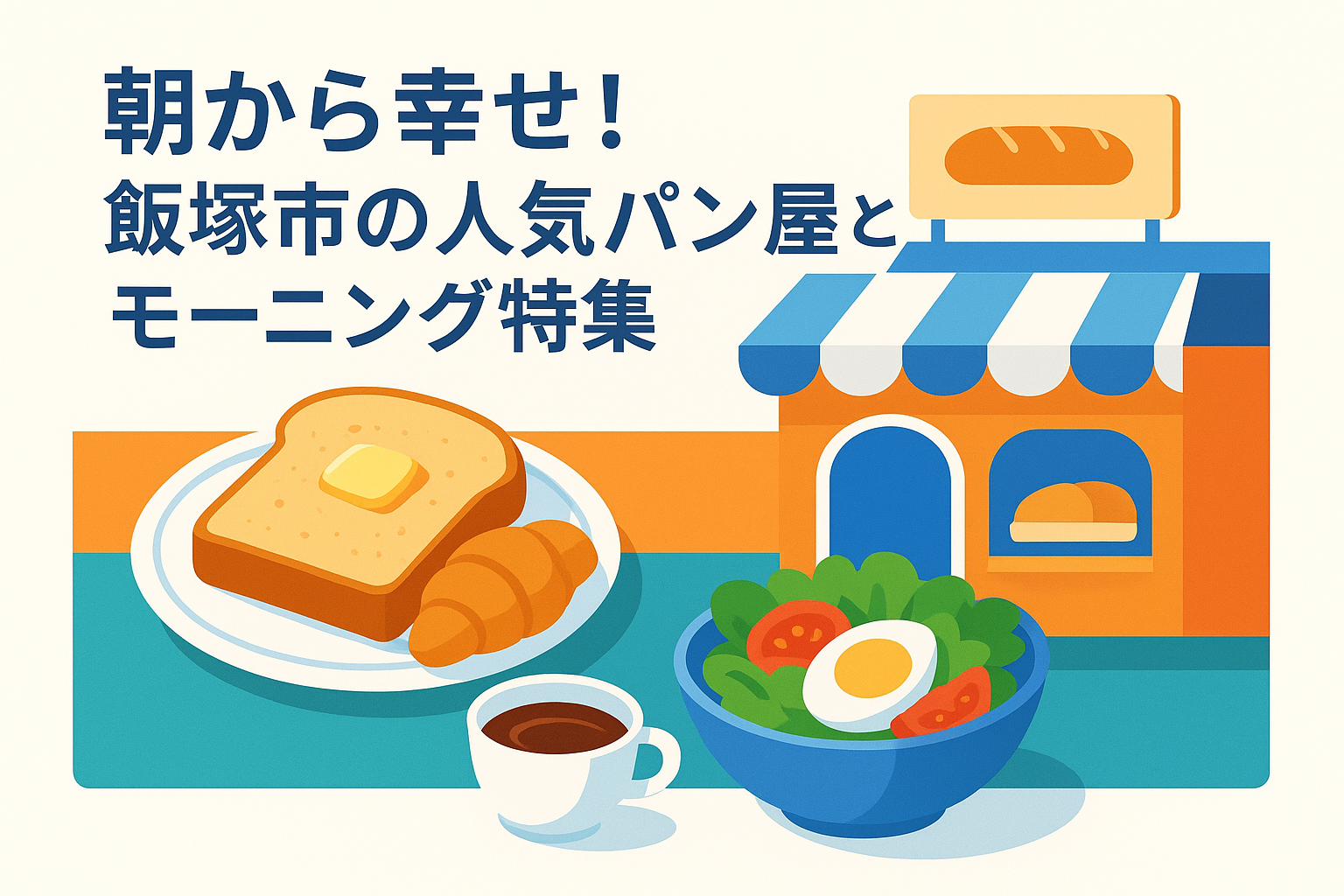 朝から幸せ！飯塚市の人気パン屋とモーニング特集