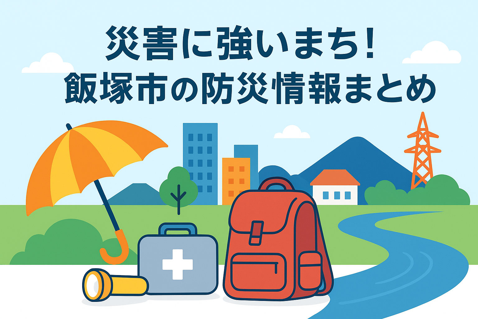 災害に強いまち！飯塚市の防災情報まとめ