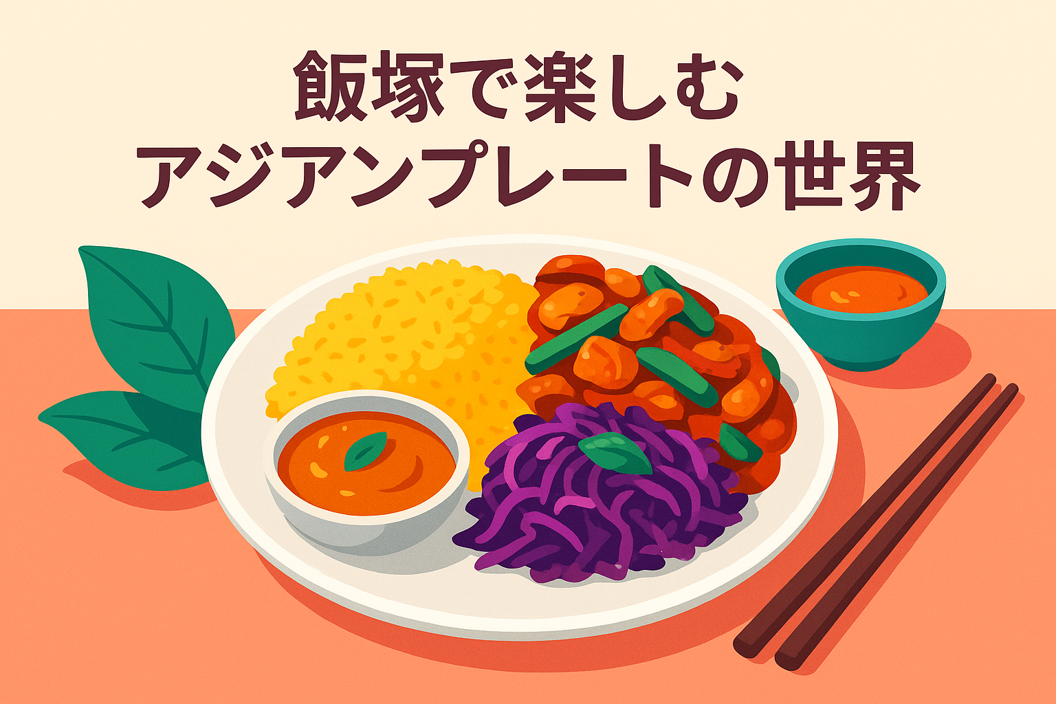 飯塚で楽しむアジアンプレートの世界