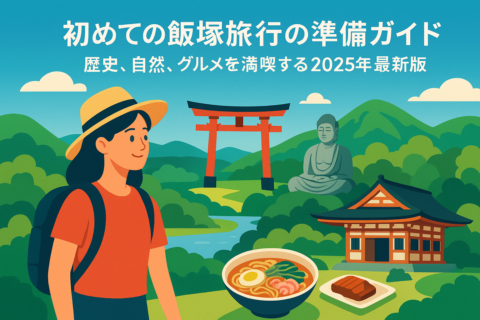 初めての飯塚旅行の準備ガイド：歴史、自然、グルメを満喫する2025年最新版